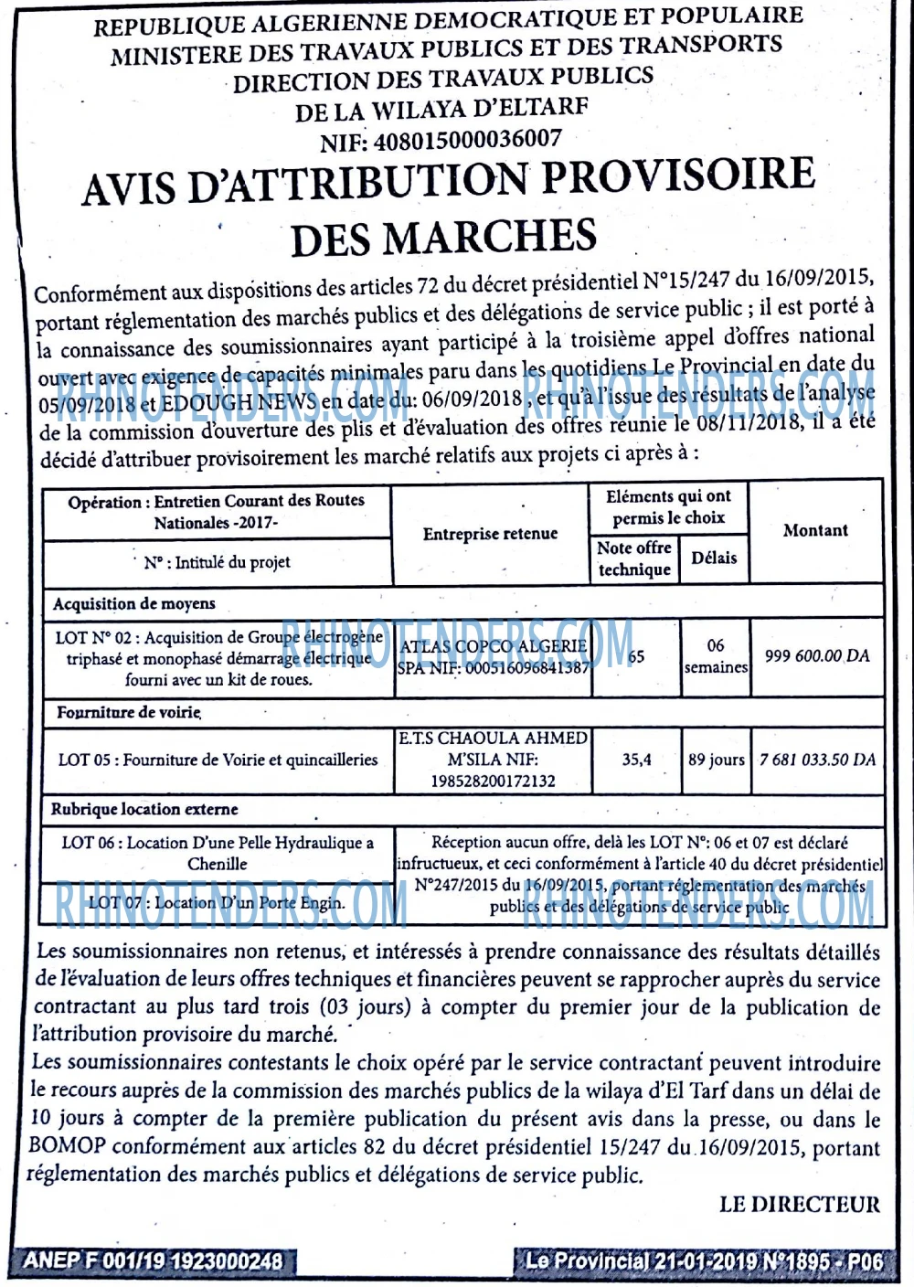 LE PROVINCIAL