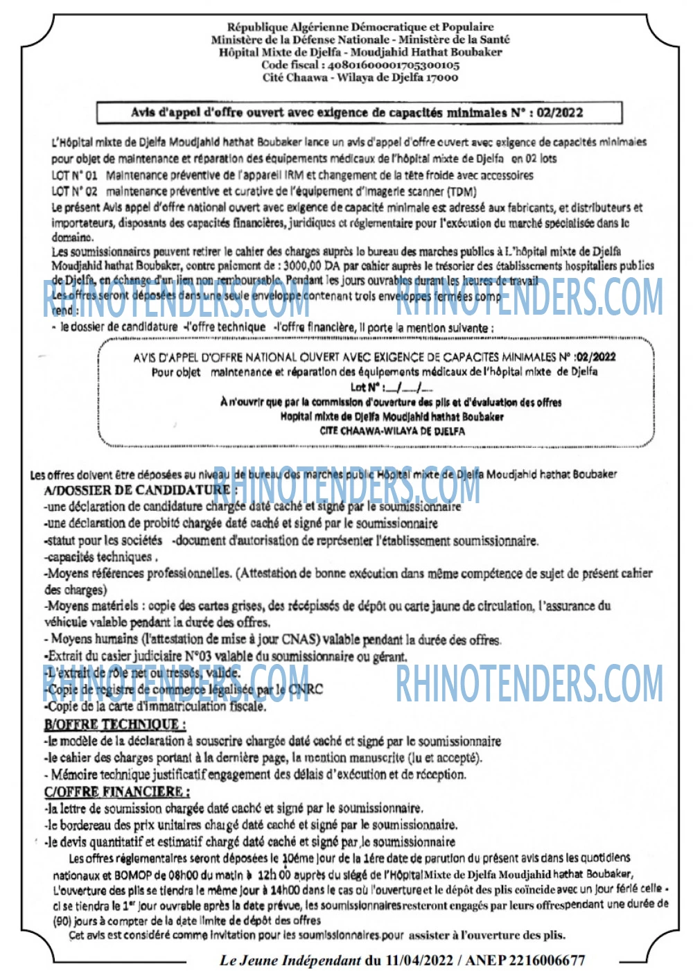 Jeune Independant