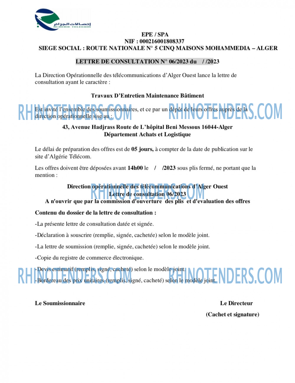 Rhinotenders