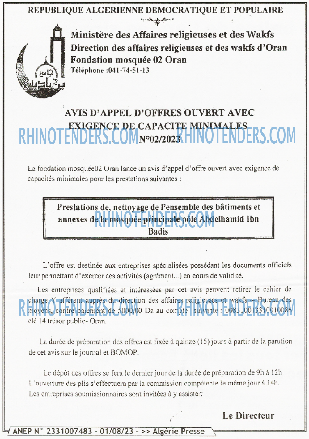 ALGERIE PRESSE