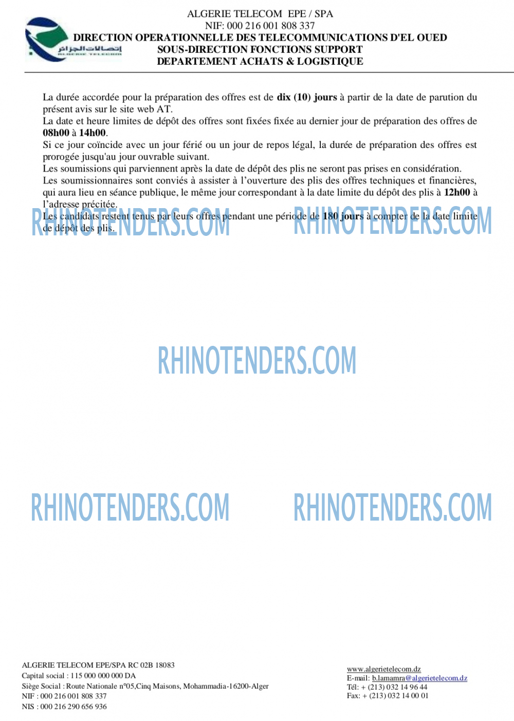 Rhinotenders