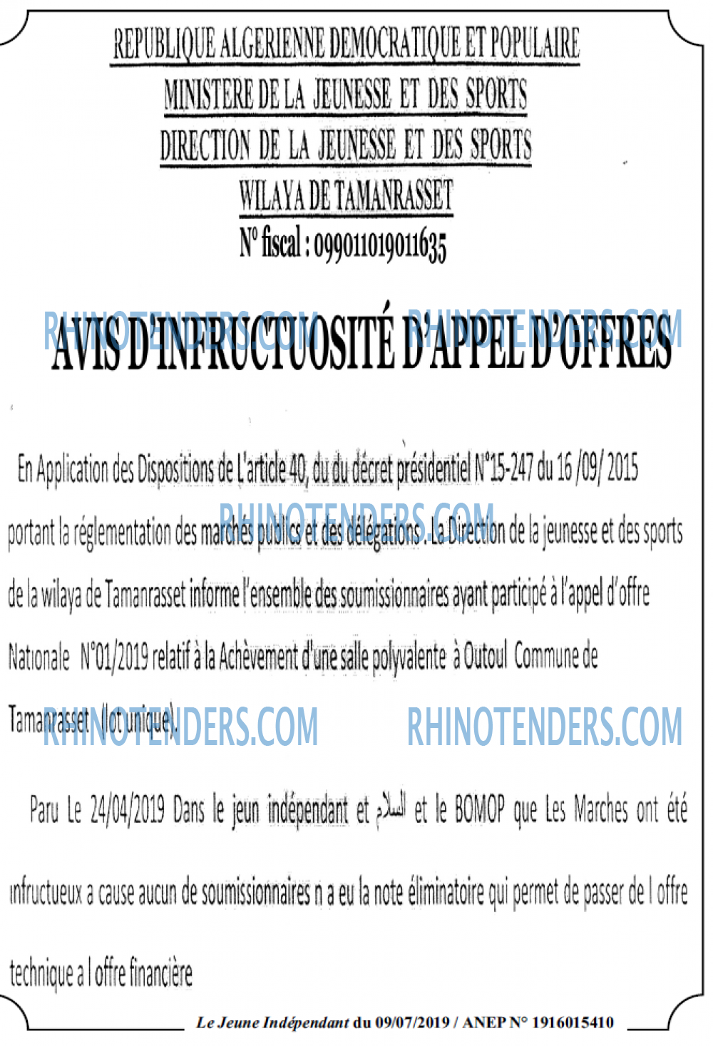 Jeune Independant