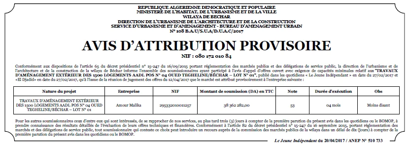 Le jeune indépendant