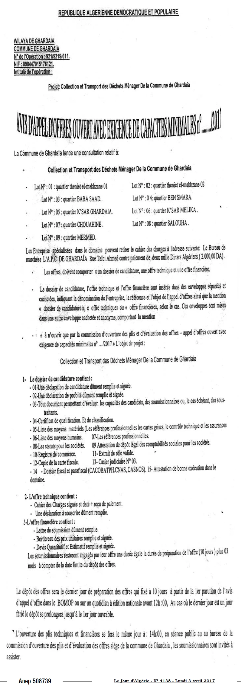 Le Jour d'Algérie