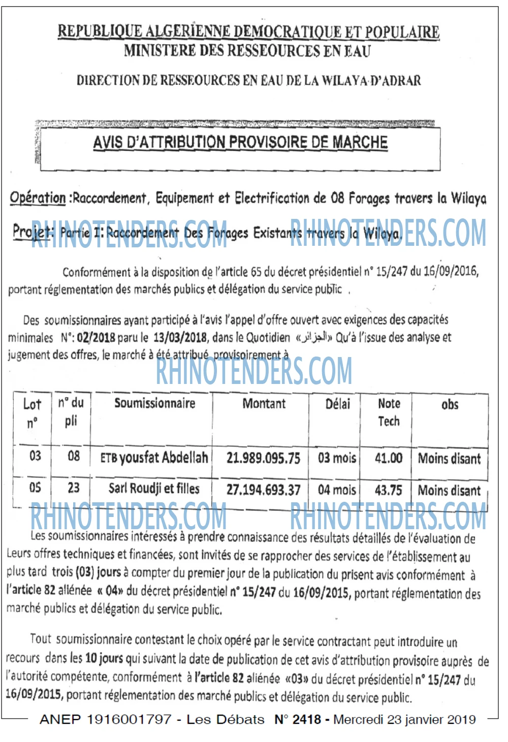 Les Debats