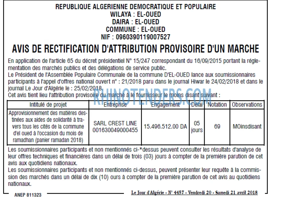 Le Jour d'Algérie