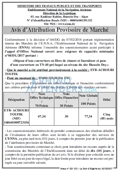 LE SOIR D'ALGERIE