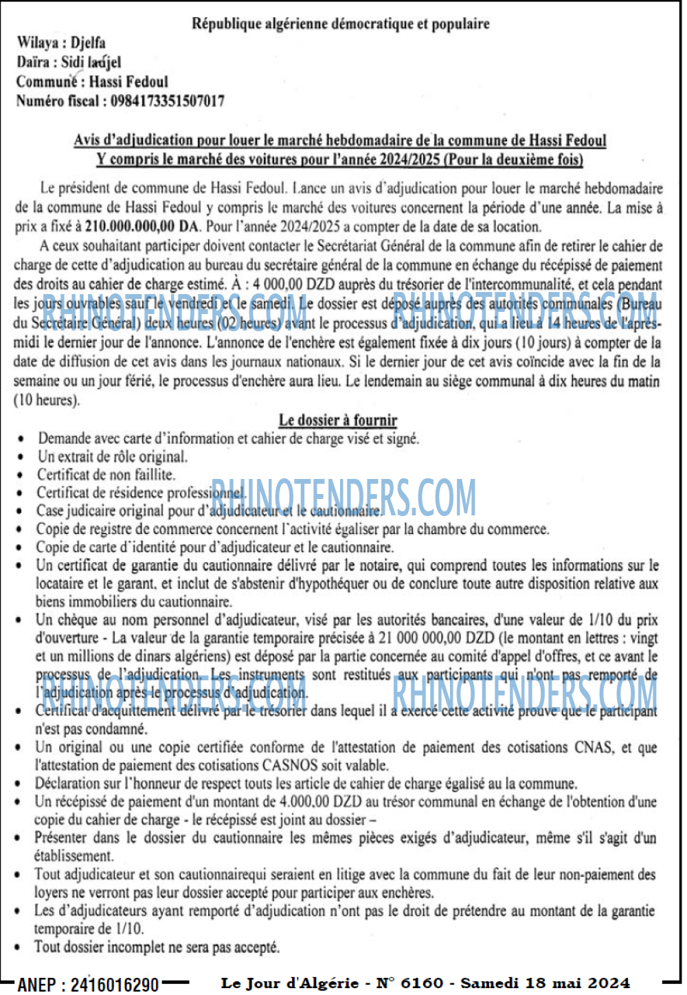 Le Jour d'Algérie