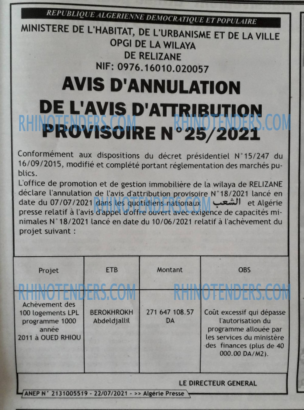 ALGERIE PRESSE