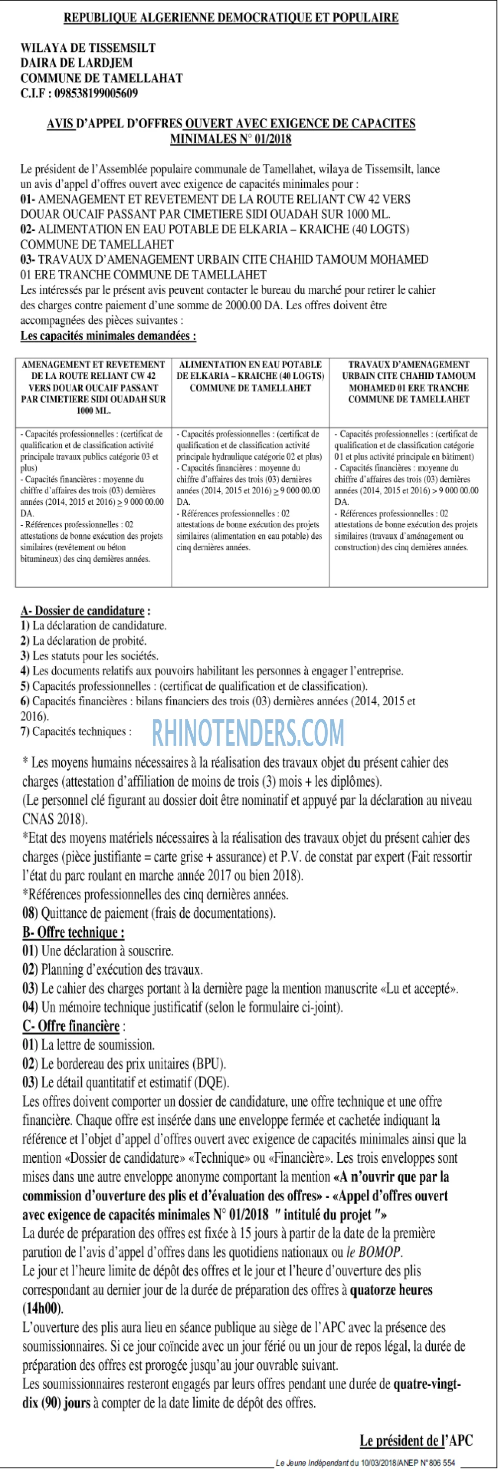 Le jeune indépendant