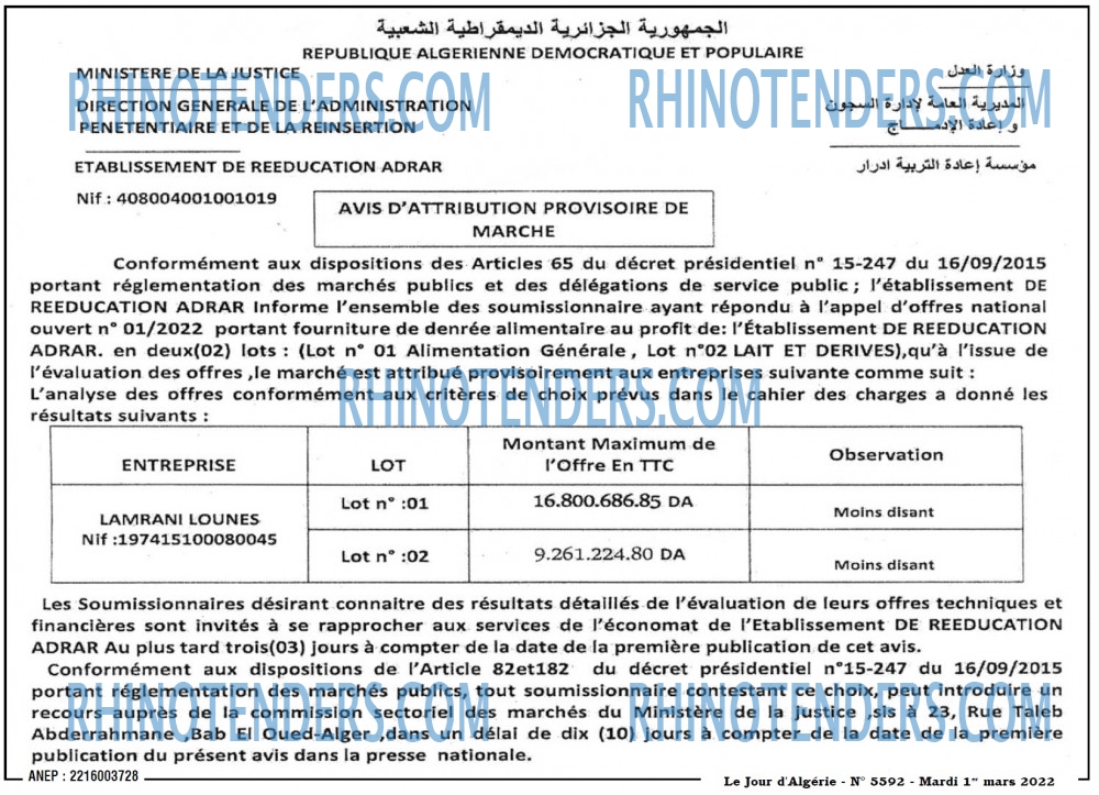 Le Jour d'Algérie