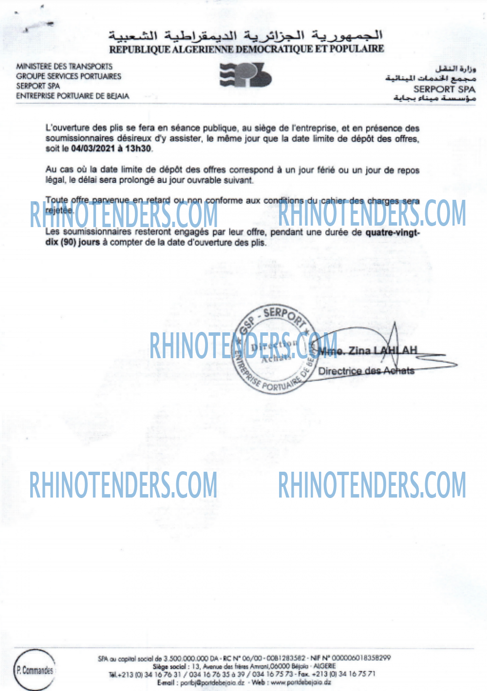 Rhinotenders