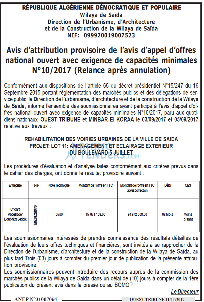 ouest TRIBUNE