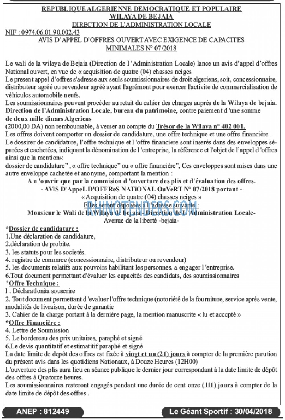 le geant sportif