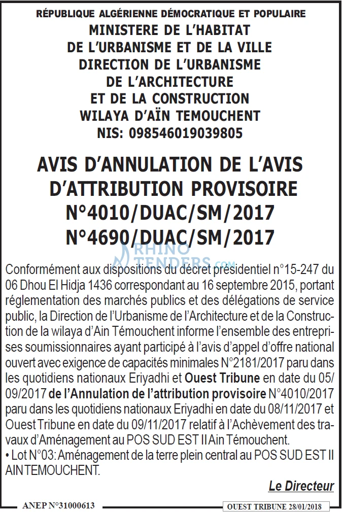 ouest TRIBUNE