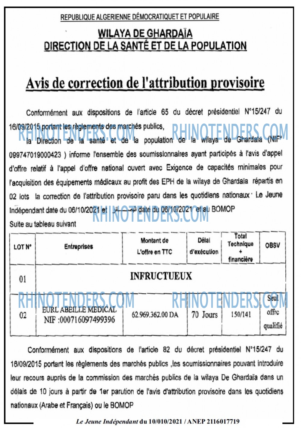 Jeune Independant