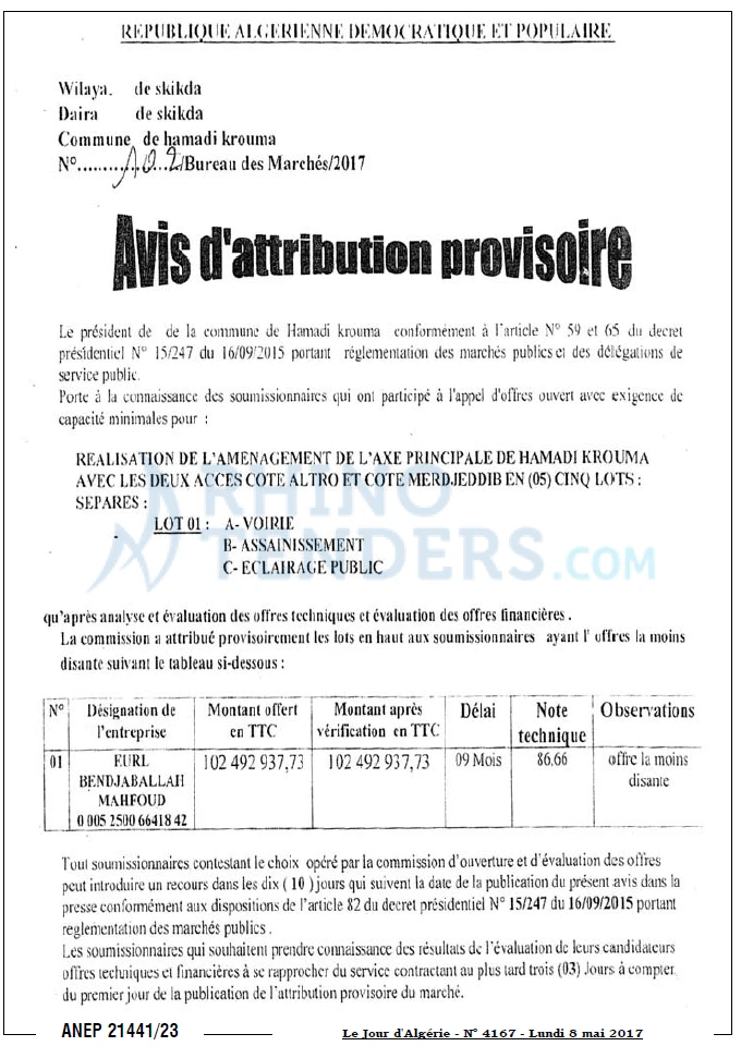 Le Jour d'Algérie