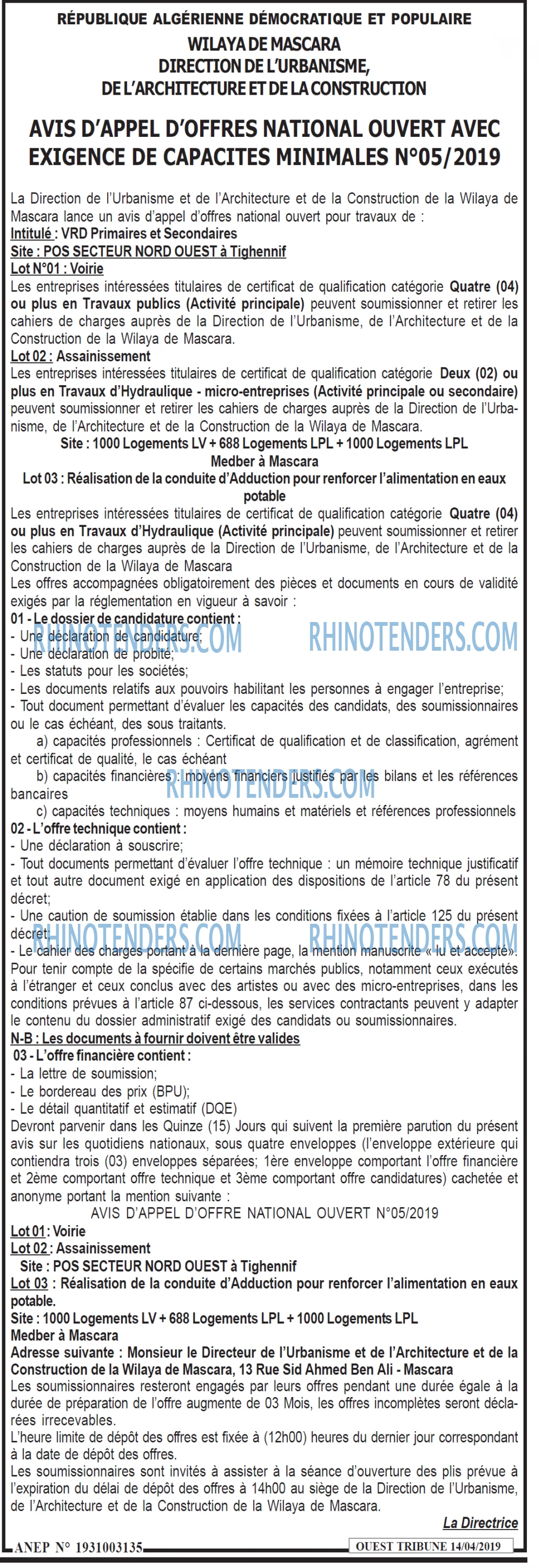 ouest TRIBUNE