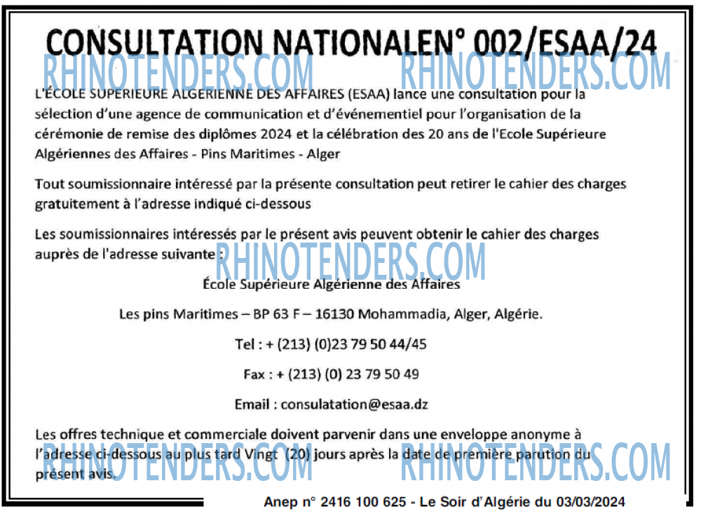LE SOIR D'ALGERIE
