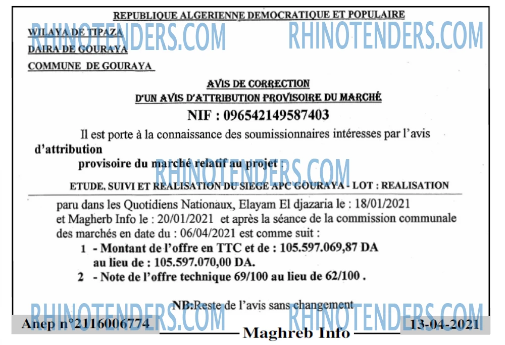 LE MAGHREB