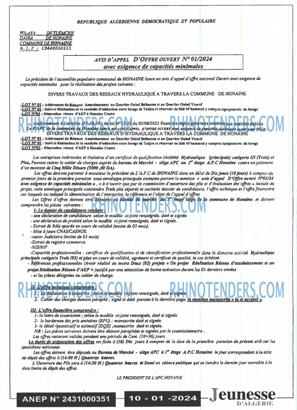 Jeune Independant