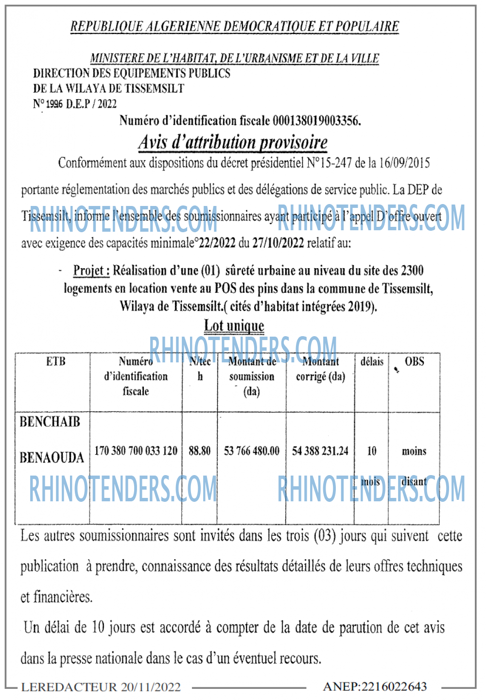 LE REDACTEUR