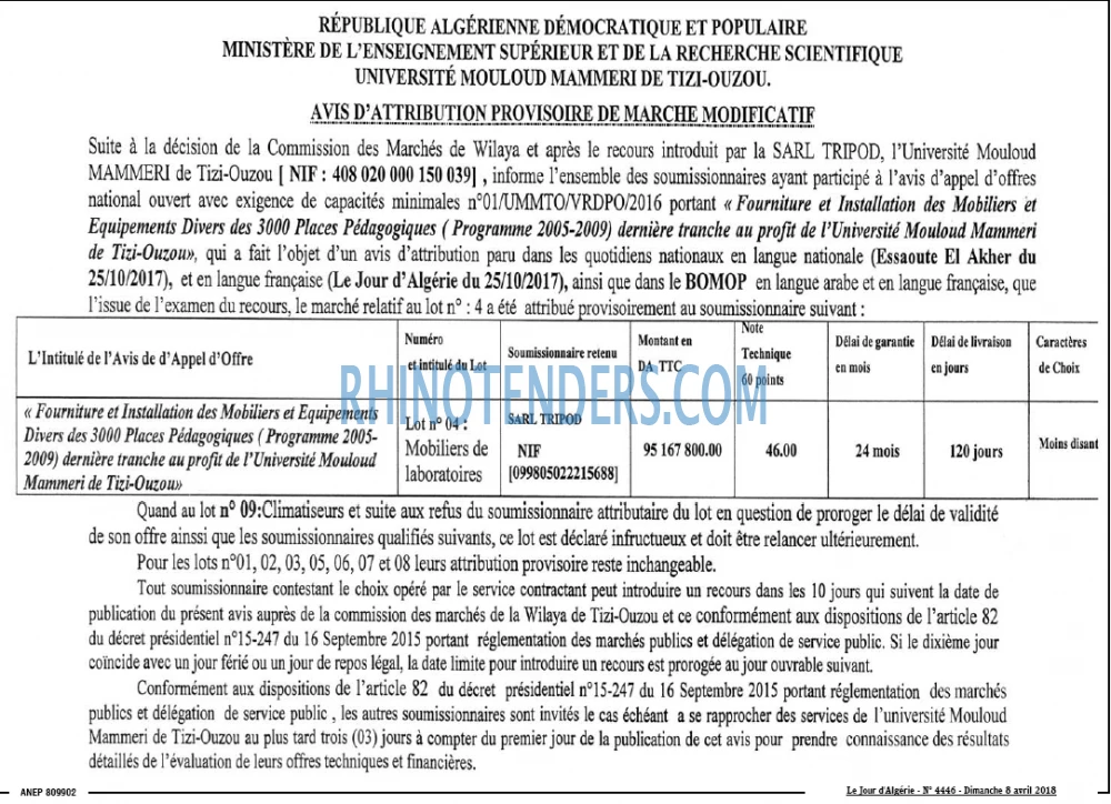 Le Jour d'Algérie