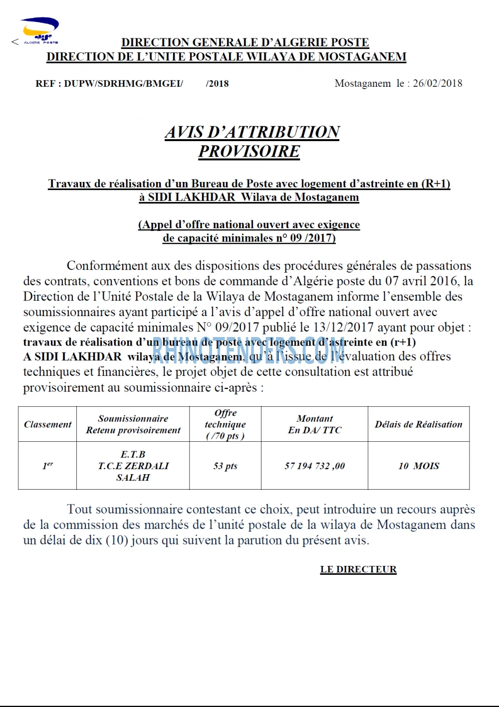 Algérie Poste