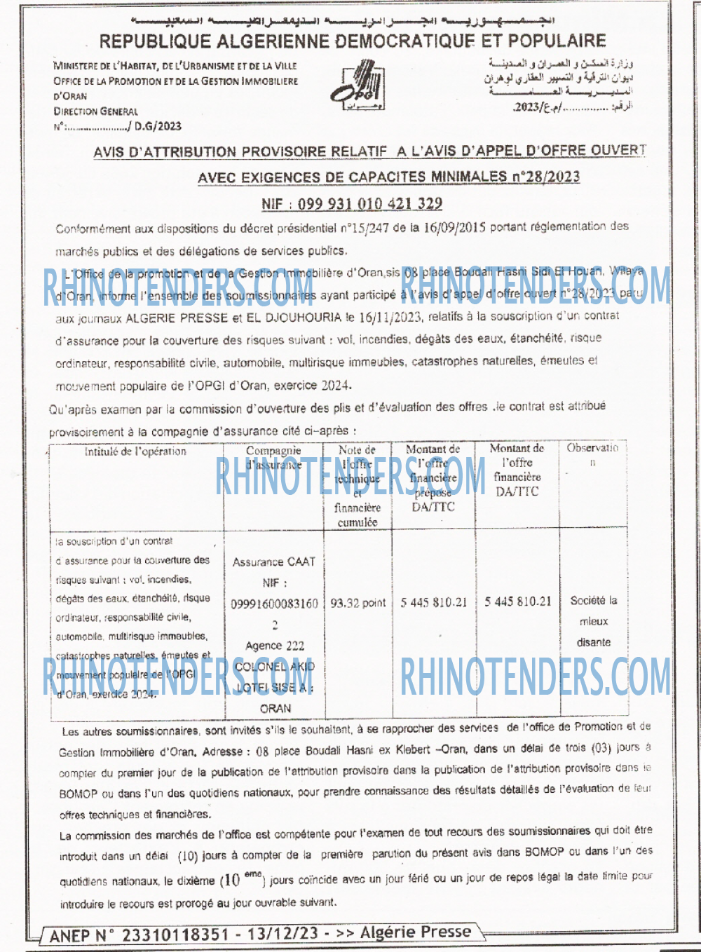 ALGERIE PRESSE