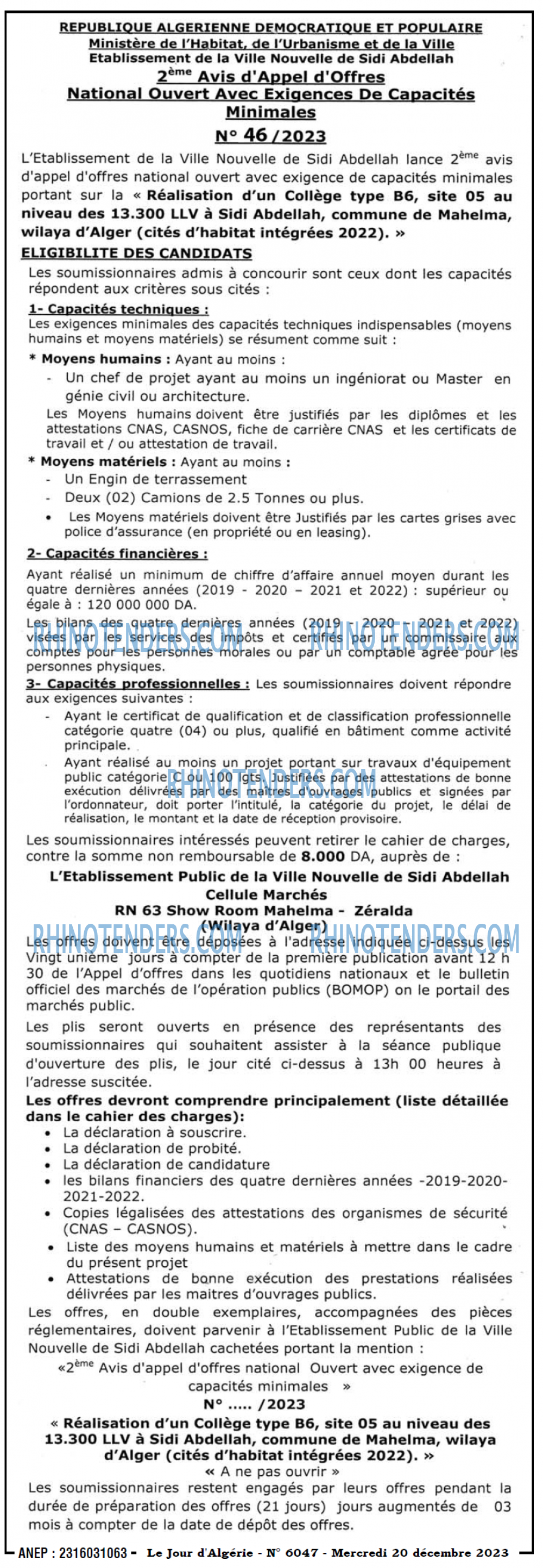 Le Jour d'Algérie