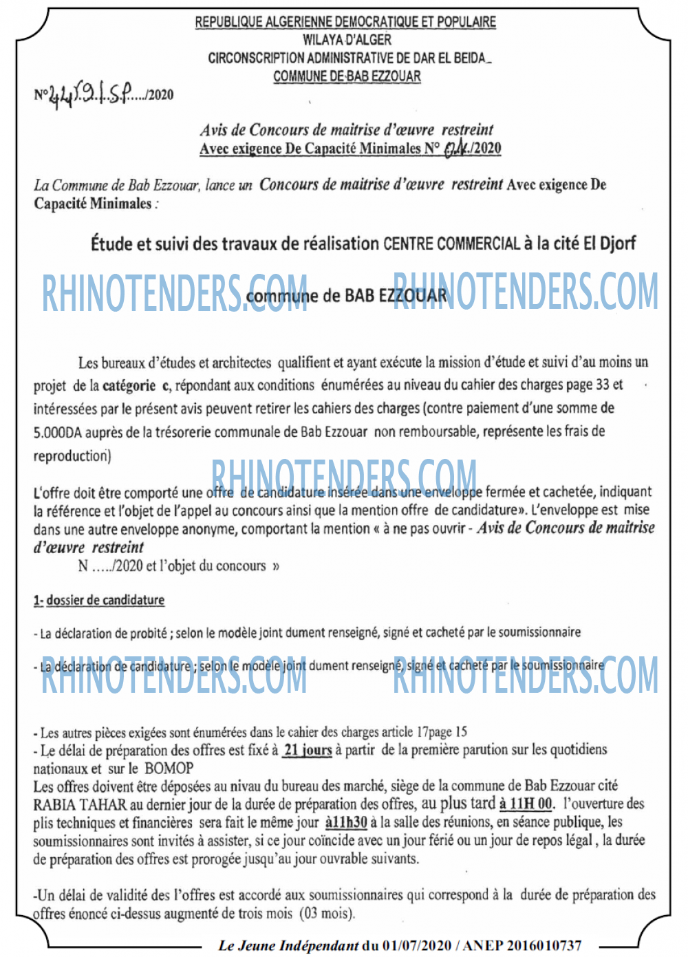 Jeune Independant