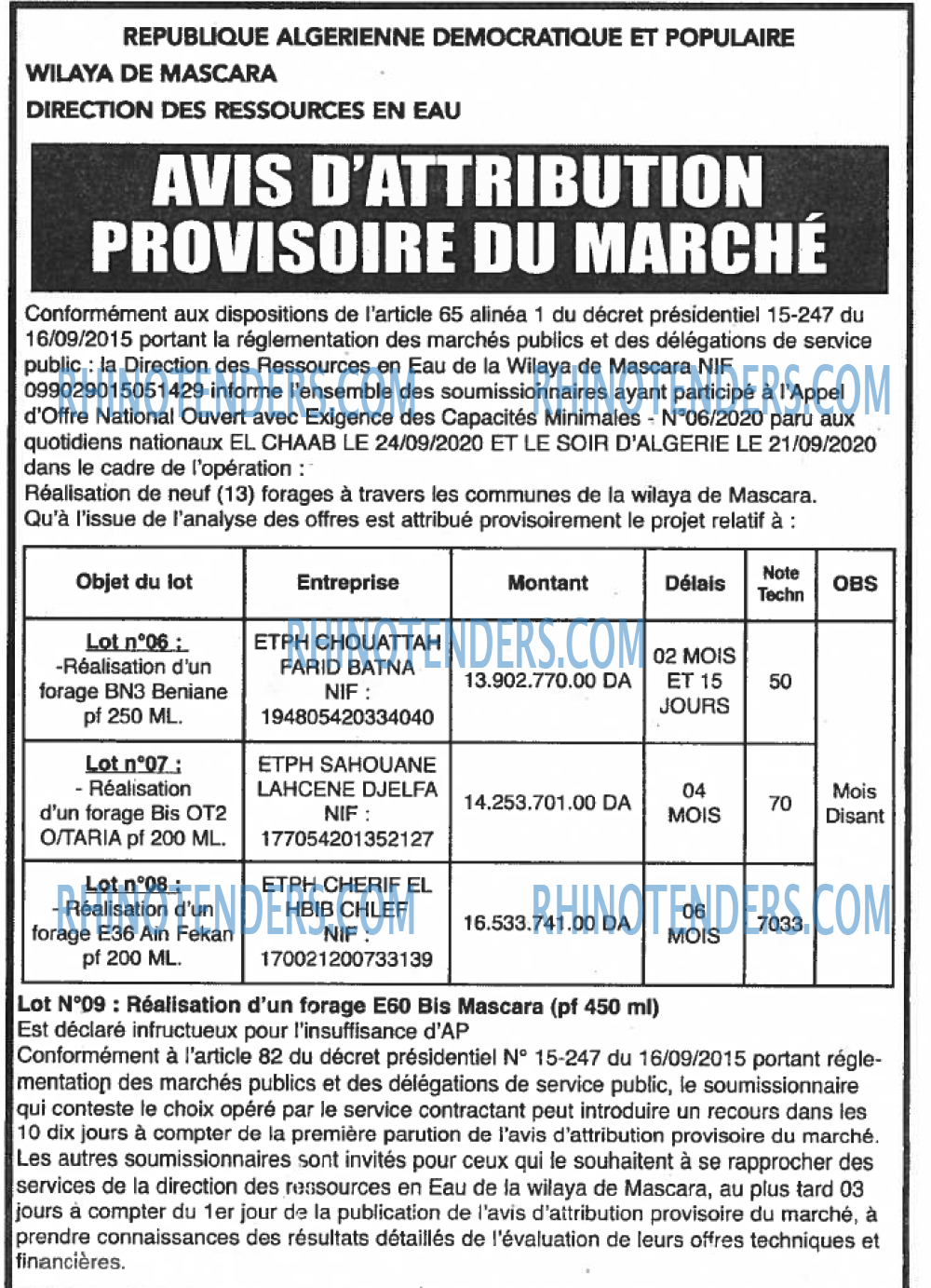 LE SOIR D'ALGERIE
