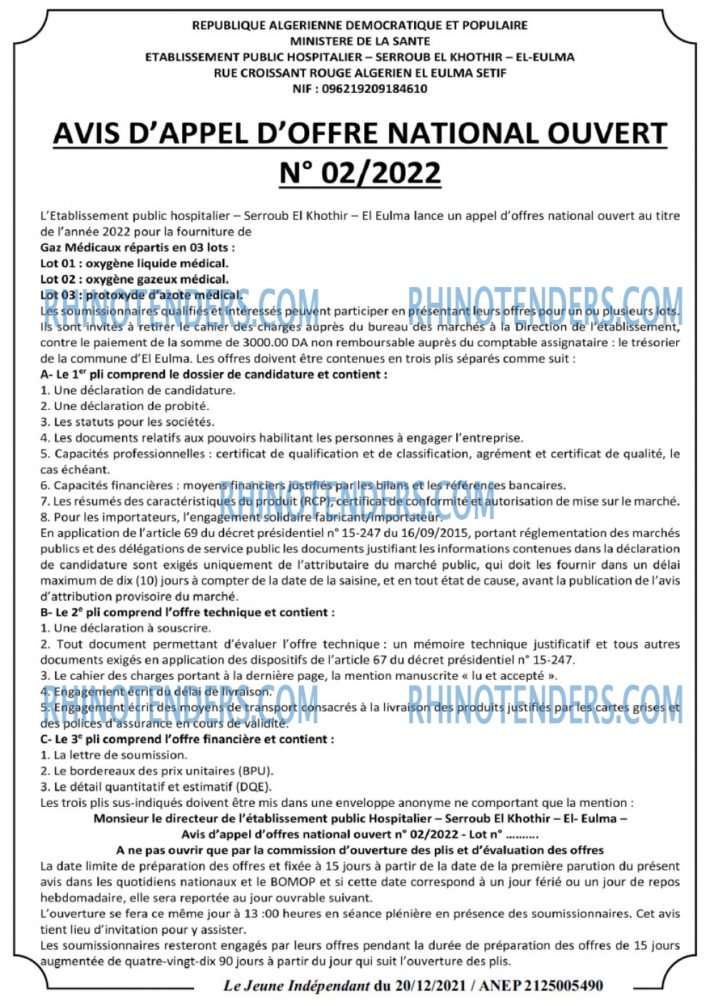 Jeune Independant