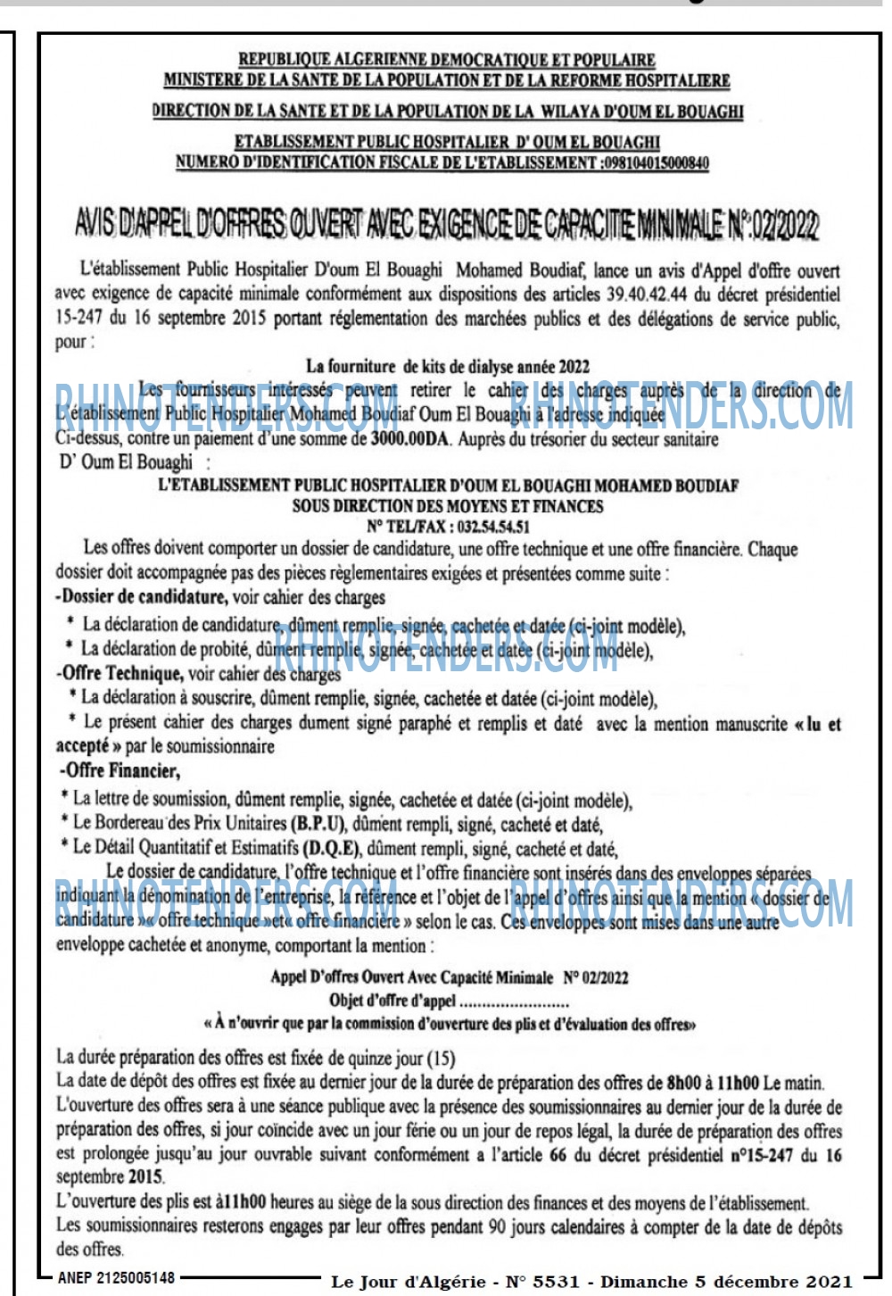 Le Jour d'Algérie