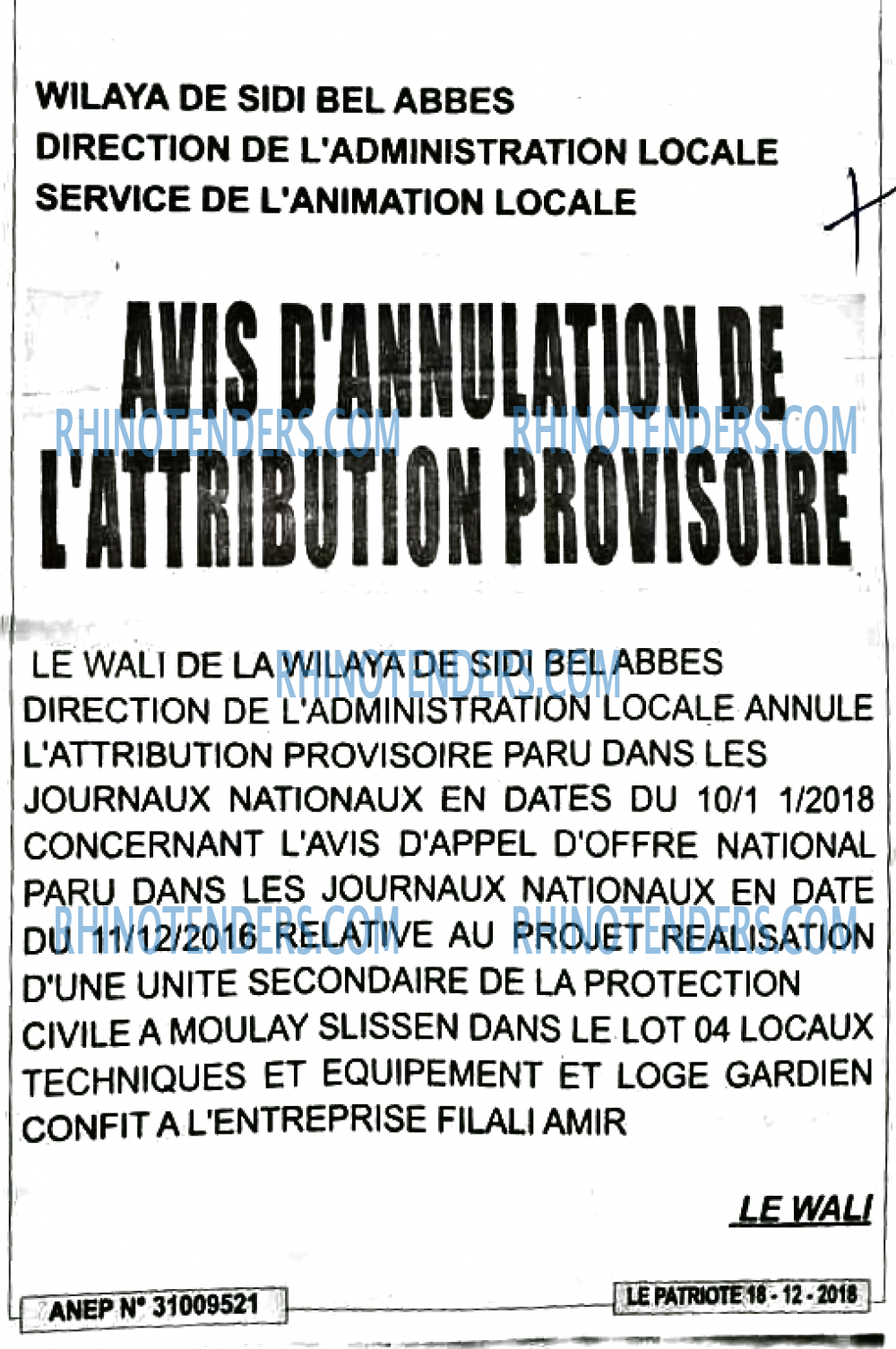 LE PATRIOTE