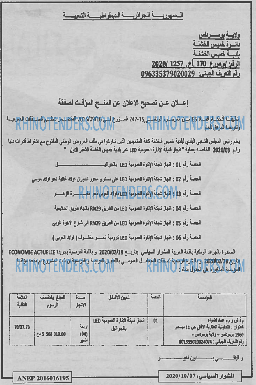 المشوار السياسي
