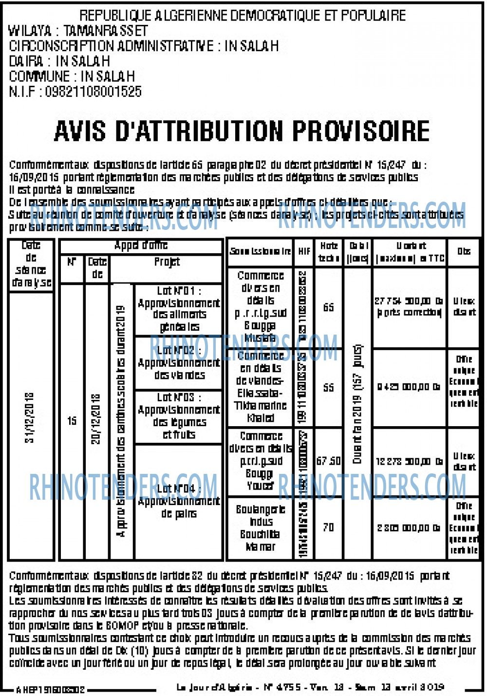Le Jour d'Algérie