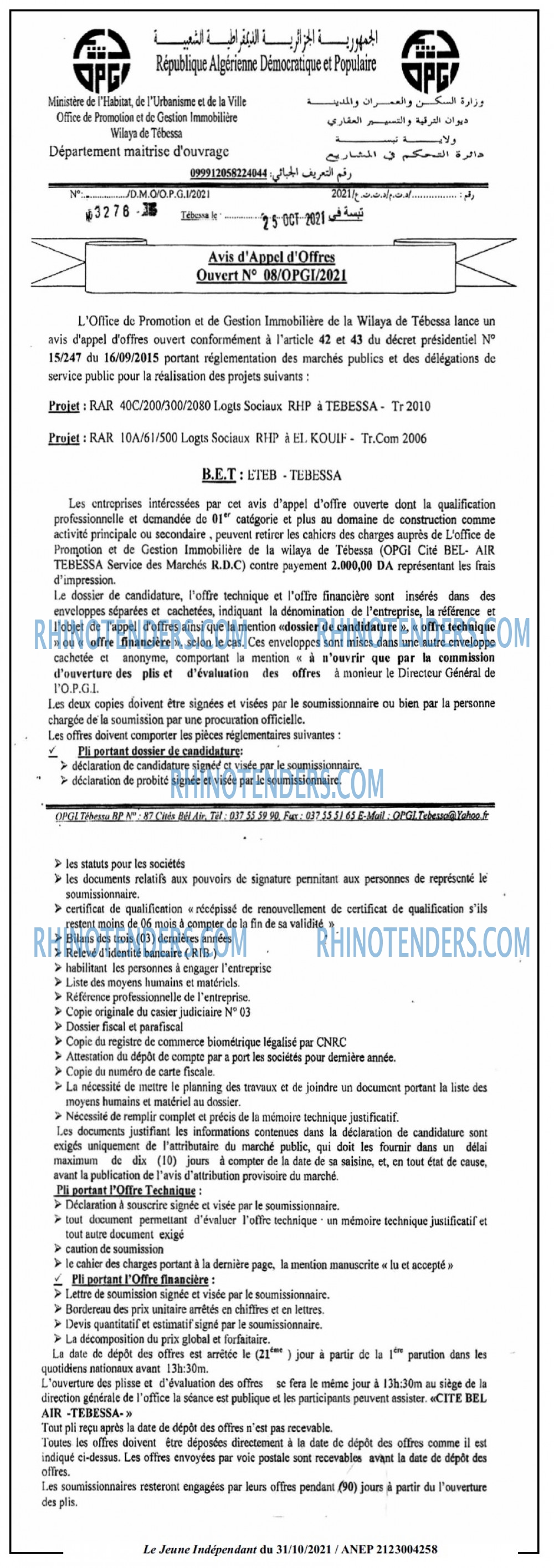 Jeune Independant
