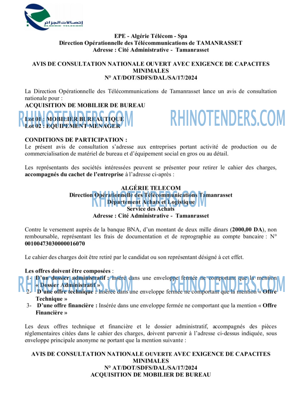 Rhinotenders