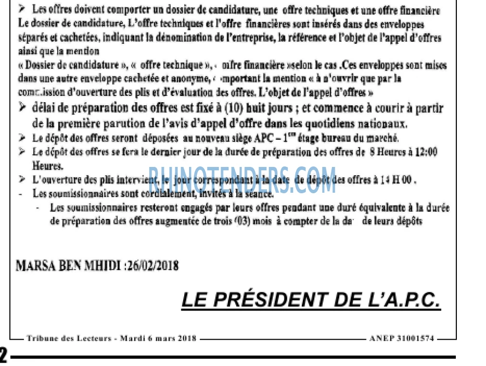 TRIBUNE DES LECTEURS
