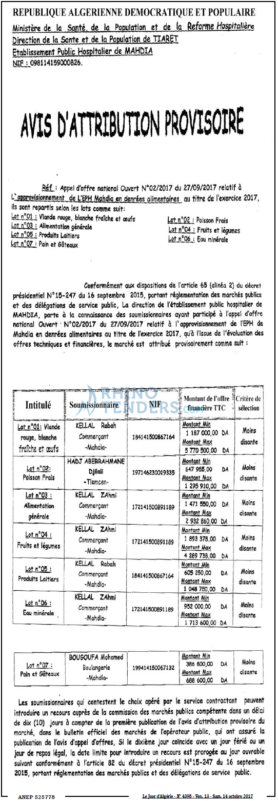 Le Jour d'Algérie