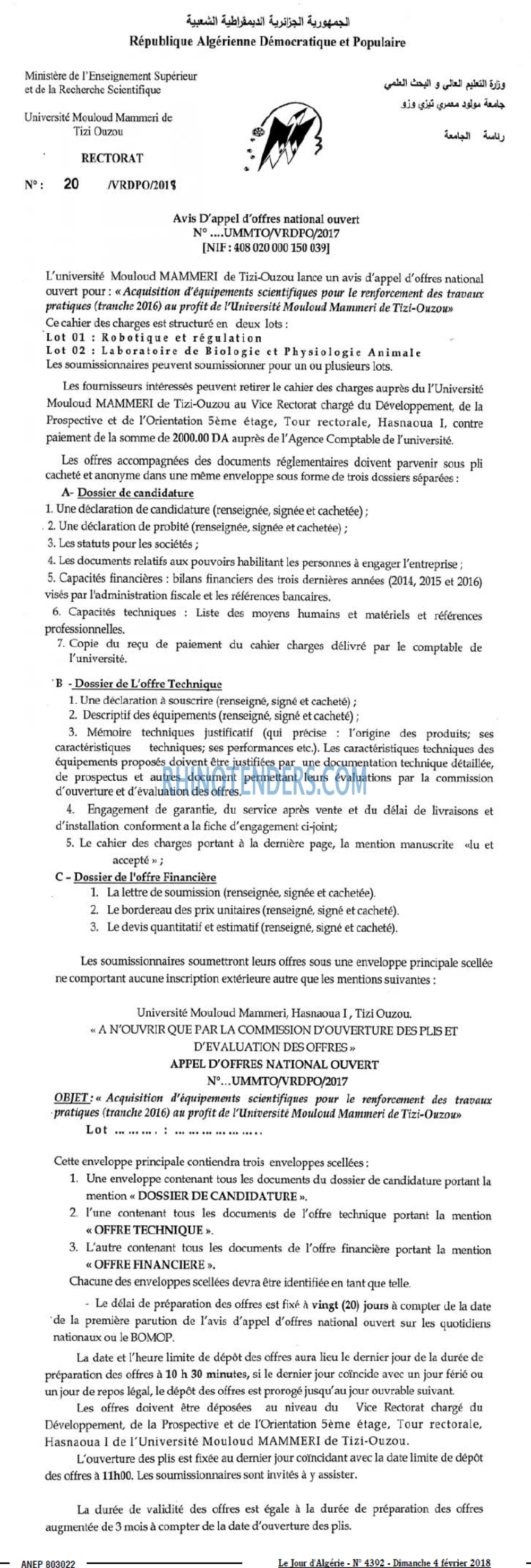Le Jour d'Algérie