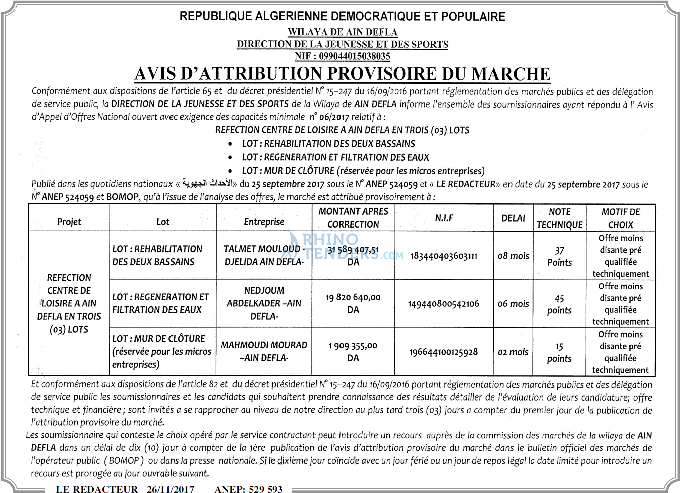 LE REDACTEUR
