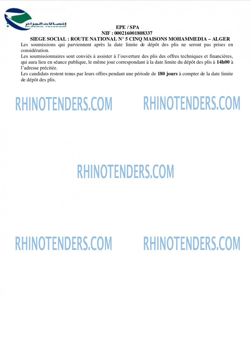 Rhinotenders
