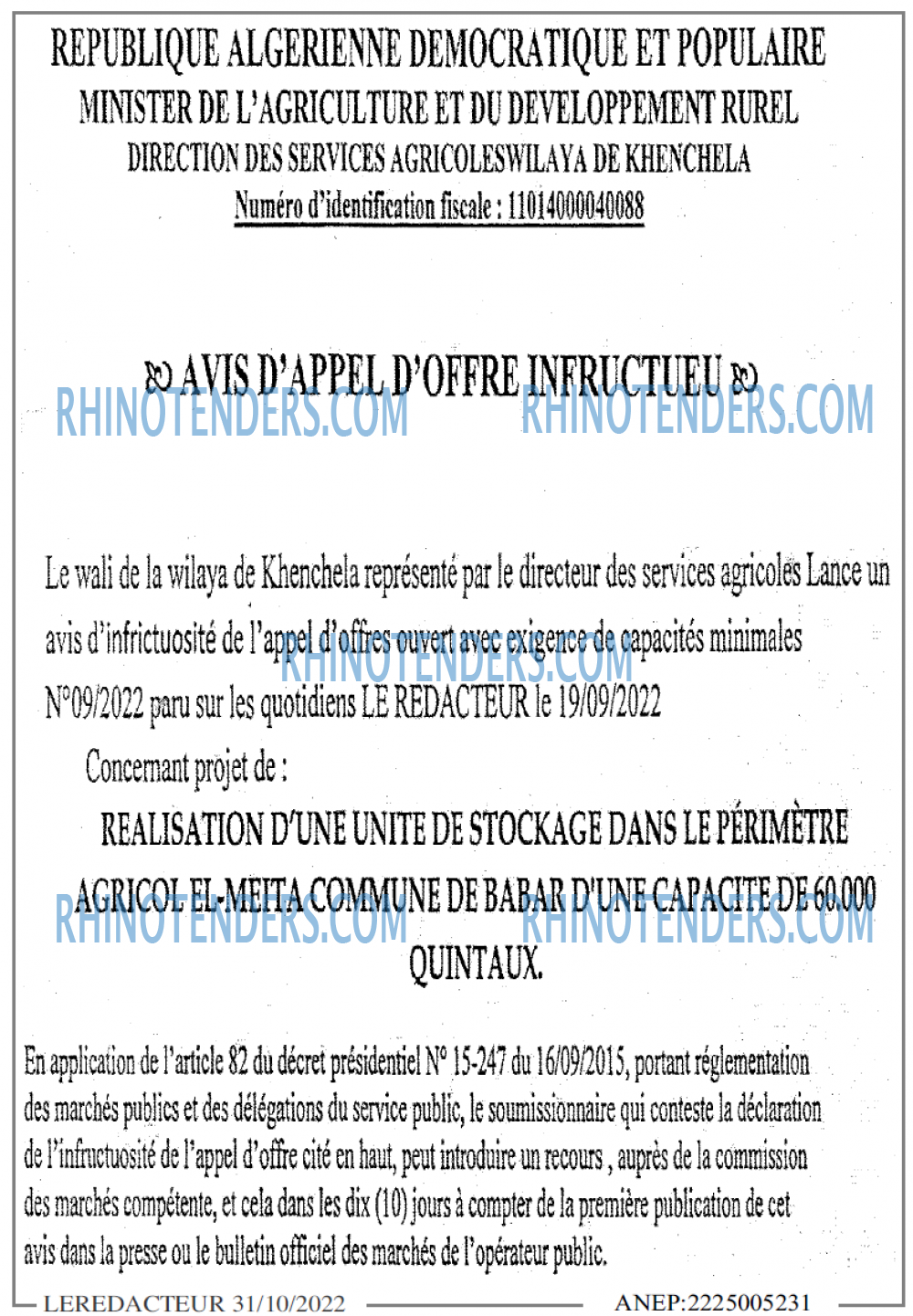 LE REDACTEUR