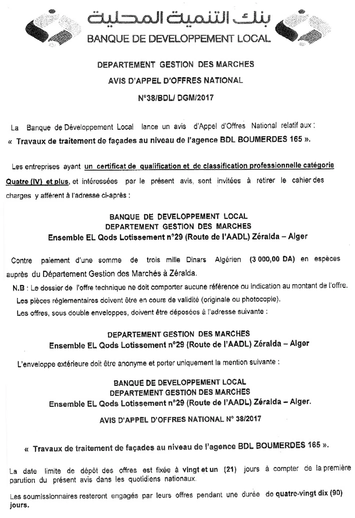 LE SOIR D'ALGERIE