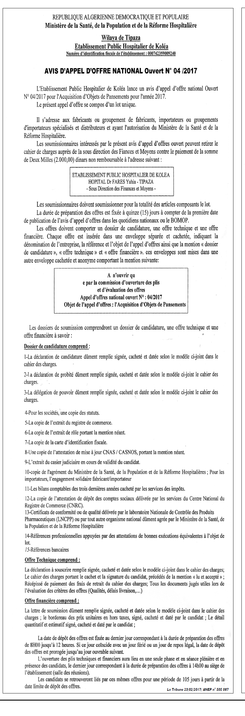 La Tribune