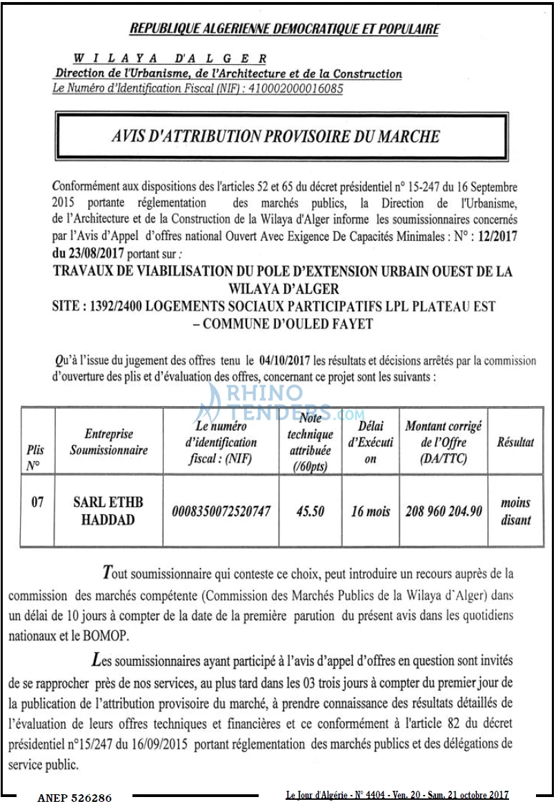 Le Jour d'Algérie
