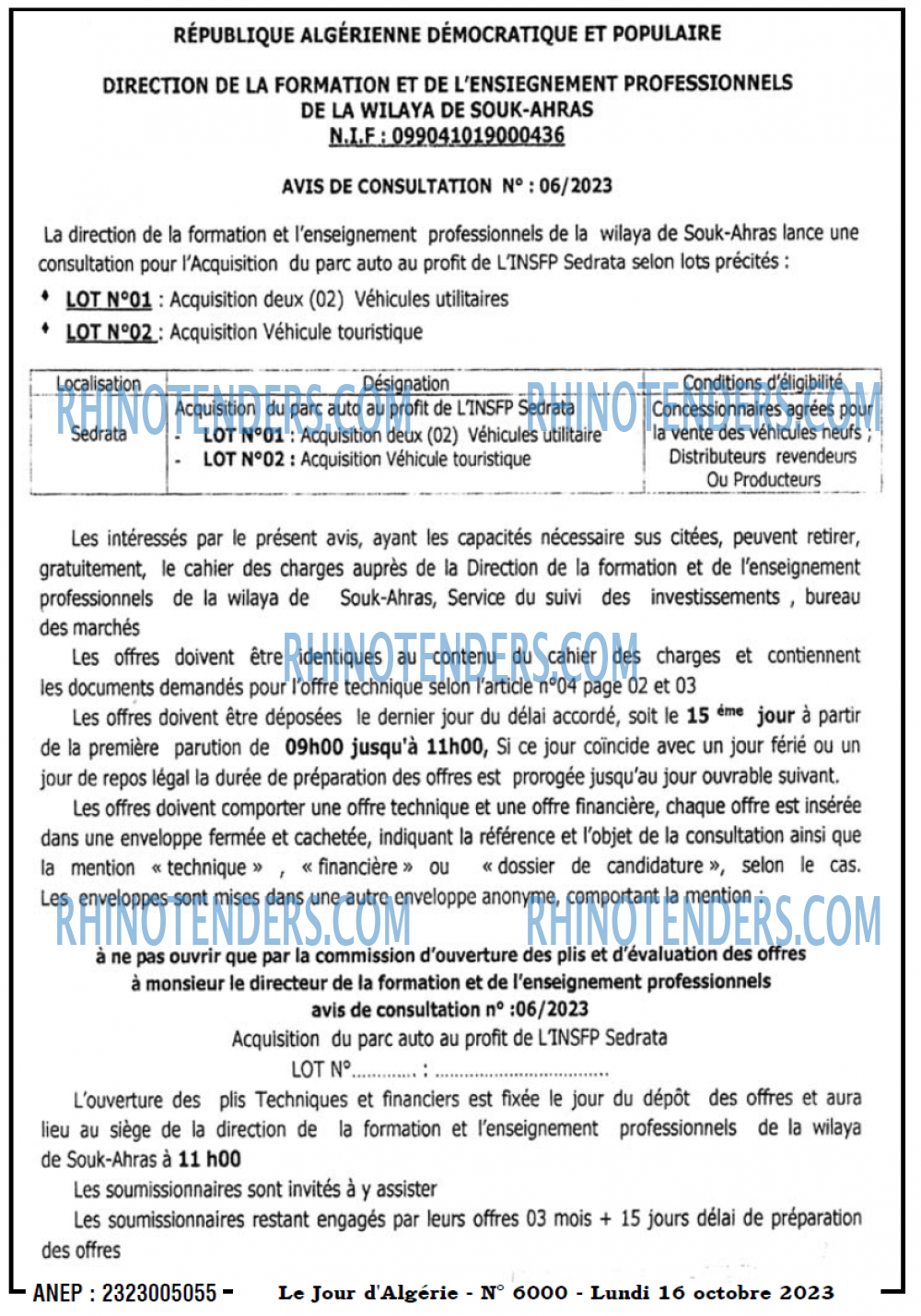 Le Jour d'Algérie