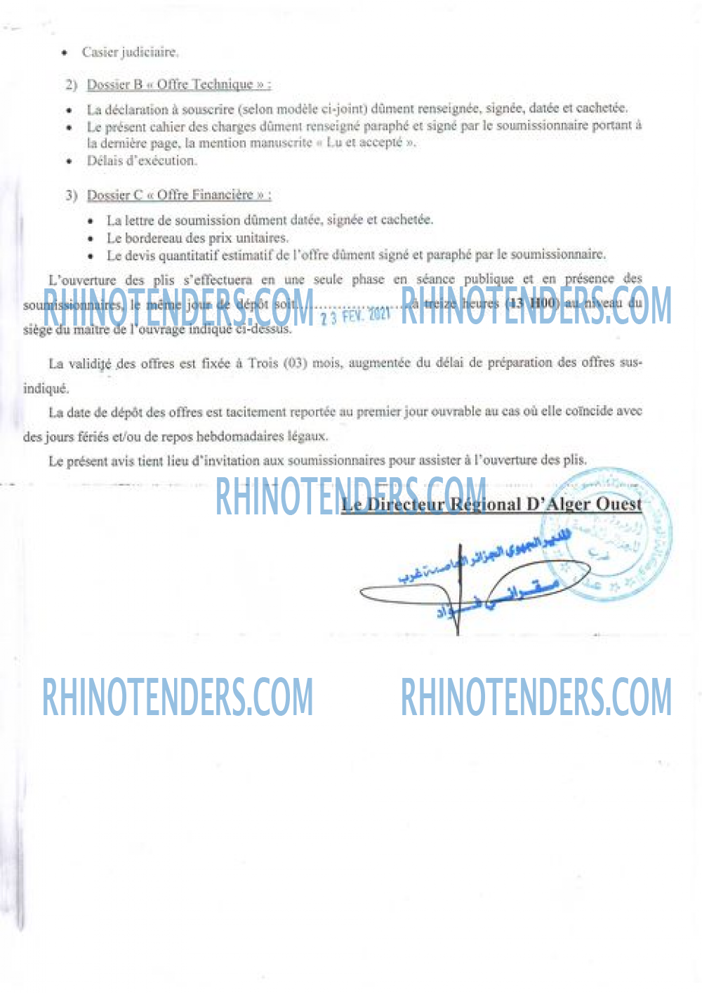 Rhinotenders